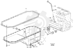 Oil pan VOE 21099578