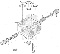 Valve block VOE 11701278