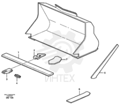 Нож ковша VOE 11990976 (8)