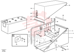 Battery shelf
