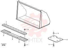 Нож ковша VOE 11045301 (1)