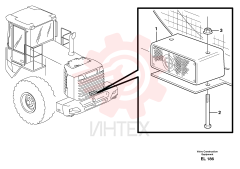 Reversing warning unit VOE 11039728 (1)