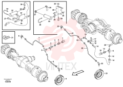 Brake pipe VOE 11417855