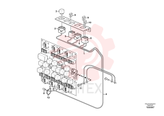 Cable harness VOE 15003234