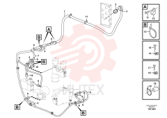 Cable harness VOE 15028143