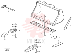 Нож ковша VOE 11011438 (1)