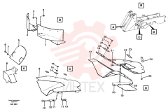 Protecting plate VOE 11079211
