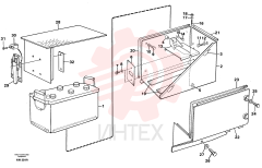 Battery shelf VOE 11024780