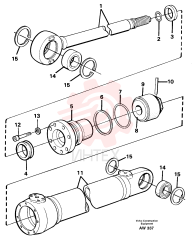 Гидроцилиндр VOE 4782993 (2)