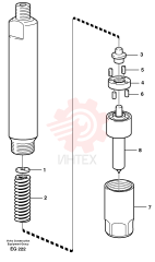 Nozzle retainer VOE 478607