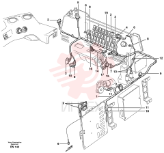 Cable harness VOE 11171081 (4)