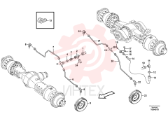 Brake pipe VOE 11417853