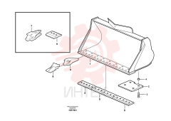 Нож ковша VOE 11082599 (1)