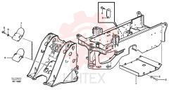 Protecting plate VOE 11108153