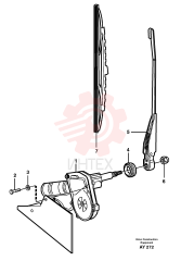 Wiper motor VOE 11039288