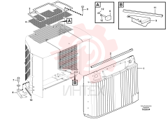 Protecting plate VOE 15009372