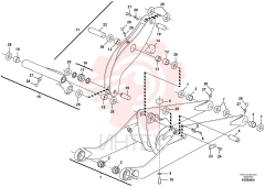 Lifting frame work