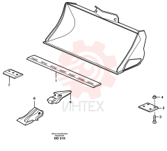 Нож ковша 11156733