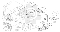 Reversing warning unit VOE 11039563 (2)