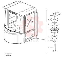 Lock nut VOE 948836 (2)