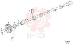 Распредвал VOE 1543704