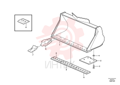 Нож ковша VOE 11111760 (2)