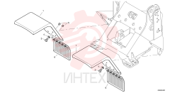Mudguard - 75 mm broad