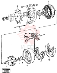 Alternator VOE 863955