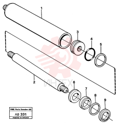 Control cylinder VOE 11010904 (2)