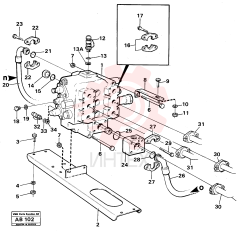 Plane gasket VOE 13947621