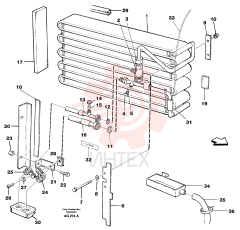 Evaporator VOE 11104083