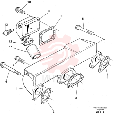 Inlet Pipe VOE 11705570