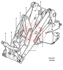 Lifting frame work VOE 11101295 (2)