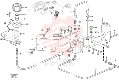 Control shaft VOE 11100299 (2)