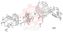 Timing gear casing