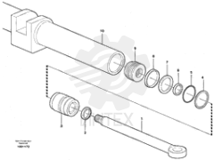 цилиндр VOE 11157123
