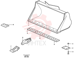 Нож ковша VOE 11045768 (4)
