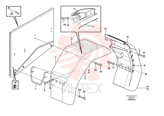 Rear fender VOE 11400143