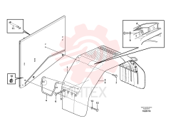 Rear fender VOE 11400161