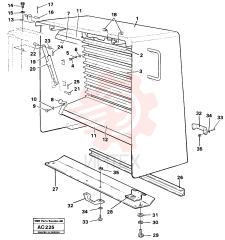 Radiator casing