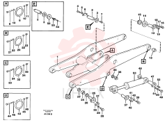 Lifting frame work VOE 11101386