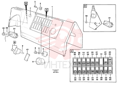 Panel plate VOE 11007078
