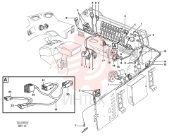Cable harness VOE 11040687