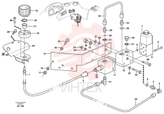 Control shaft VOE 11147890