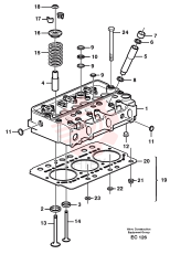 Головка блока цилиндров VOE 420878