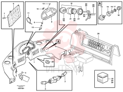Instrument cluster VOE 15014000