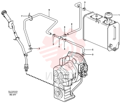 Rubber hose VOE 13944075