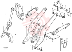 Lifting frame work