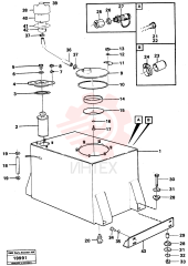 Hydraulic fluid tank VOE 11014276