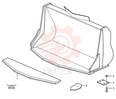 Нож ковша VOE 11142206